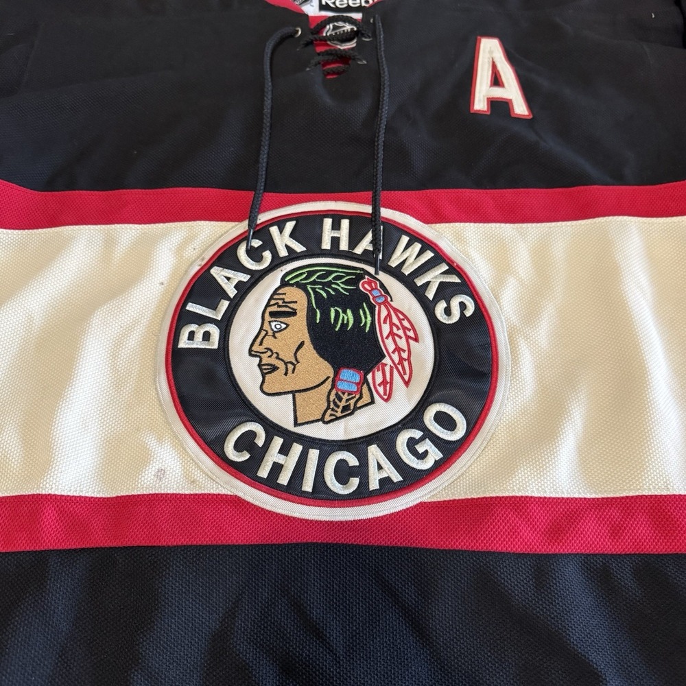 Duncan Keith Chicago Blackhawks Authentic Reebok Edge Jersey Size 48 MIC - Picture 3 of 8